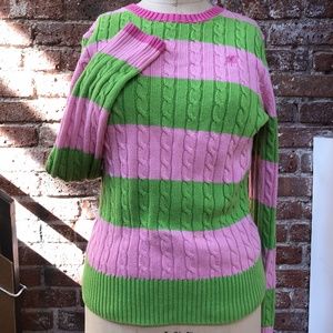 Lilly Pulitzer Cotton Cable Knit Sweater, S